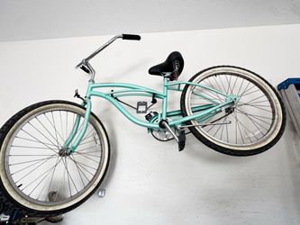 Urban 24” Beach Cruiser Bike – Mint Green 🌿