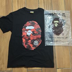 Bape camo ape tee