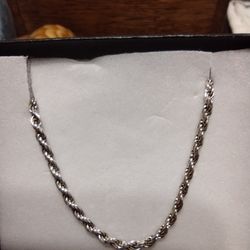 Silver Rope Chain