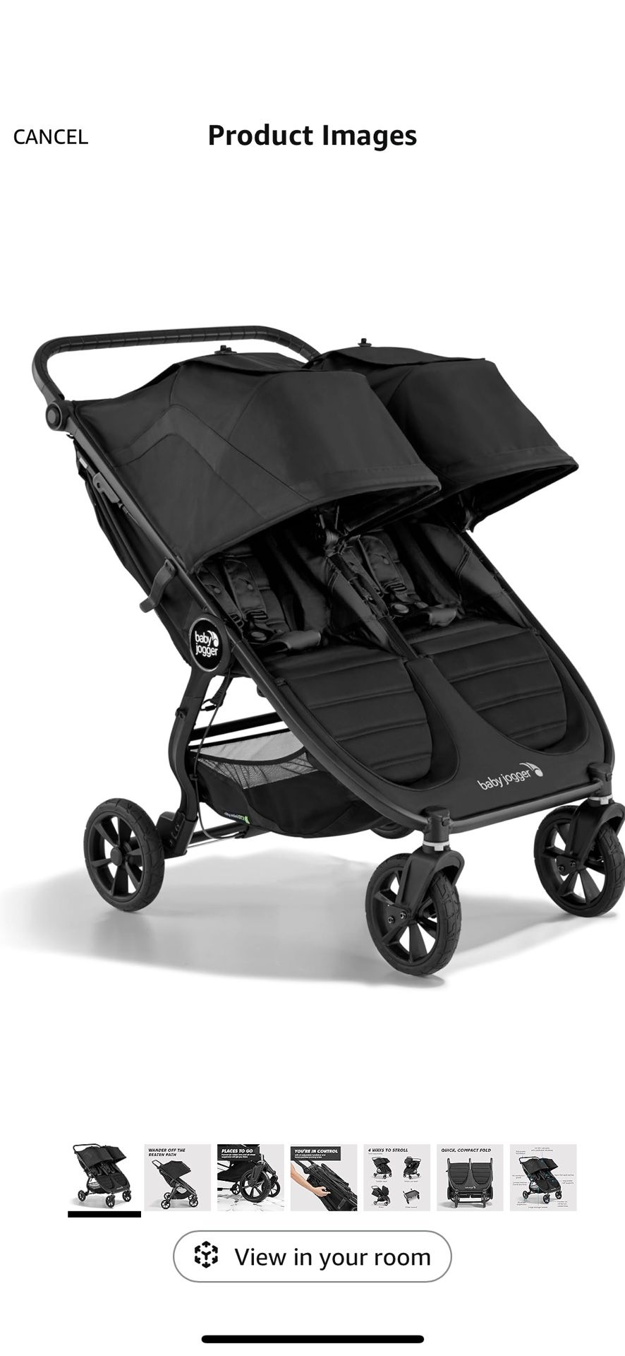 Double Stroller (Baby Jogger City Mini GT2 All-Terrain)