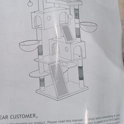Cat Tree New In Box 63 Inchs Tall