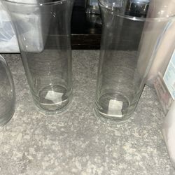 4 Size Glass Vases