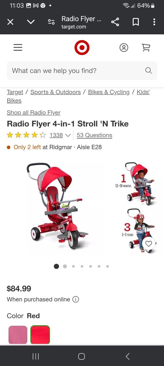 Toddler Bike