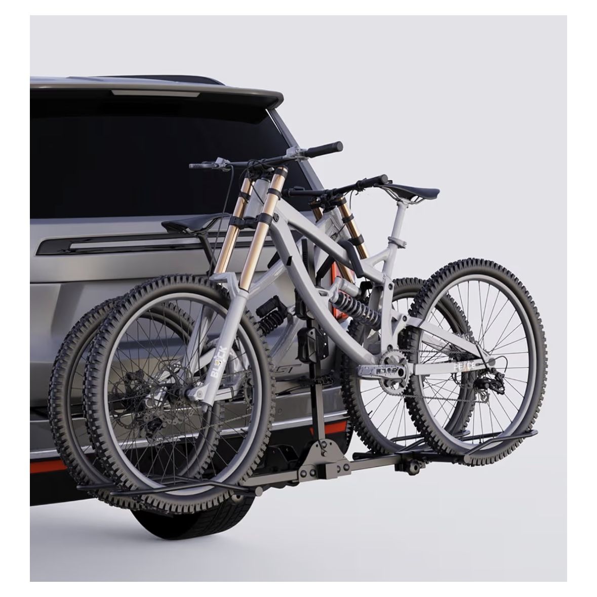 Hitch Mounted E-bike Tilting Bike Rack