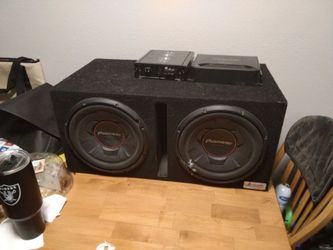12`in Pioneer sub and Pioneer amplifier also a monoblock amplifier