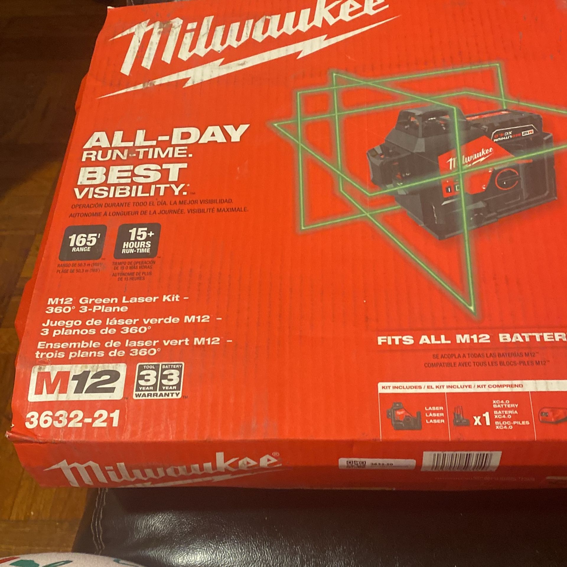 New Milwaukee 360 Laser Kit