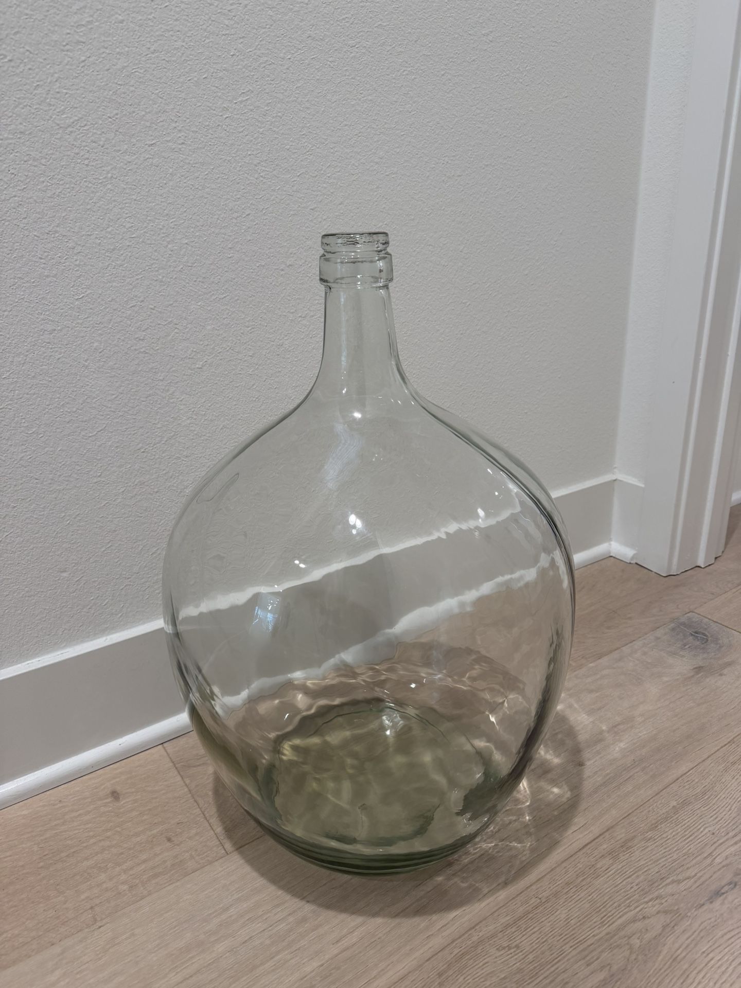 Large Decorative Glass Bottle