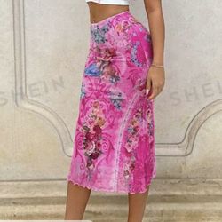 🌸 Pink skirt / Linda falda.  