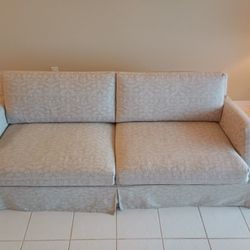 ETHAN ALLEN "LYNN" SLIPCOVER SOFA HUGE