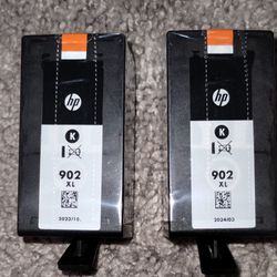 (2) HP 902XL Black High-Yield Ink Cartridge