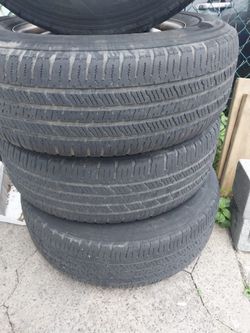 4 Hancock dynapro 235 70 17 on stock f150 wheels