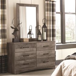 Nice brand new dresser and mirror!