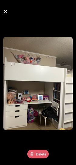 $175.00 Kids twin loft bed. Please see description