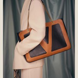 Beautiful Real Leather Val  Big Bag 