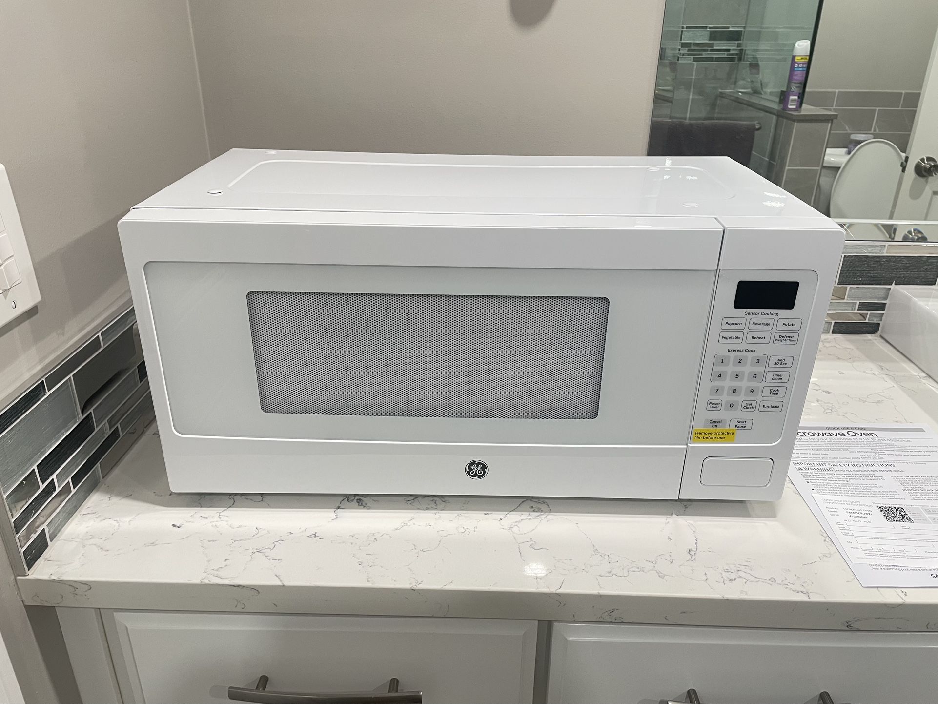 GE Profile 1.1 cu. ft. Countertop Microwave 