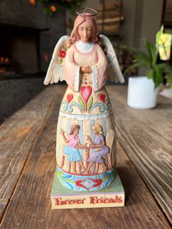 Jim Shore Heartwood Creek "Friendship Makes Life Worth Living" #400924