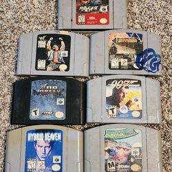N64 Game Lot Of 5 Games (Will Sell As Lot Or Individually)