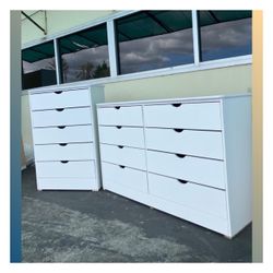 5 and 8 drawers dresser / Five and eight drawers dresser