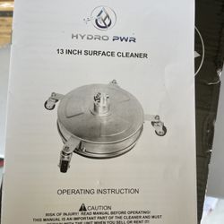 HYDRO PWR 13 INCH SURFACE CLEANER SET (4000 PSI )