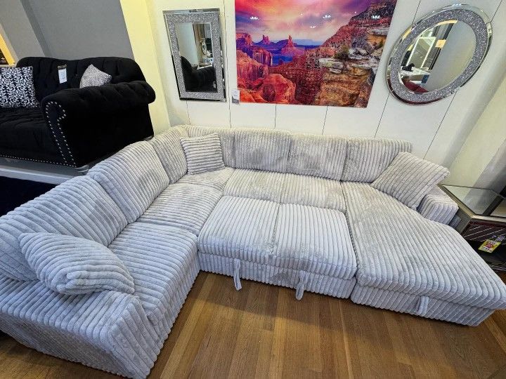 $39 Down Finance Sectional Sofa Sleeper Bedroom Set Queen Bed King Bed Mattres Dining Table 