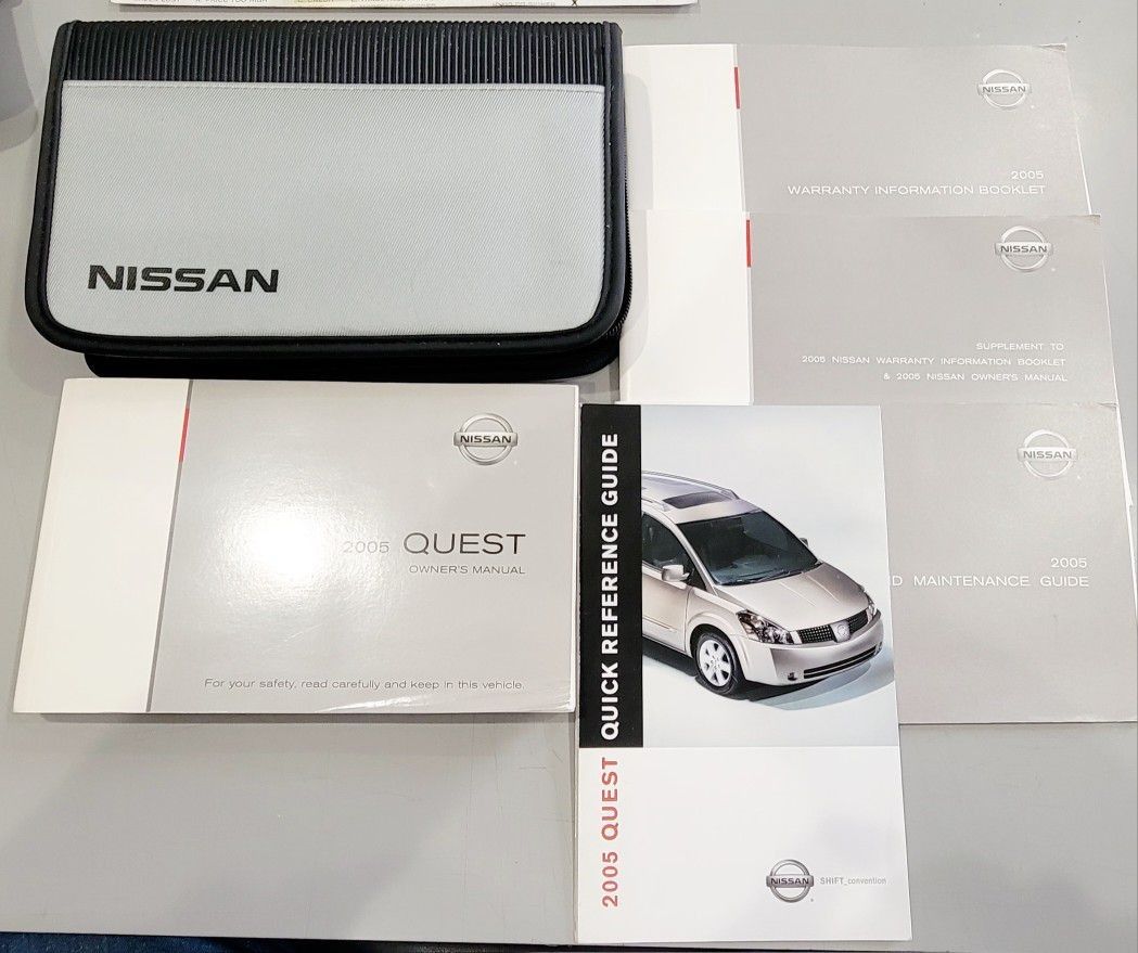 N I S S A N Quest -Owner Manual 2005