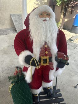Vintage 3ft Santa