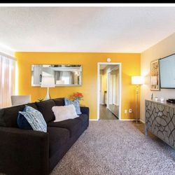 Large Couch With Sofa Bed Like New 