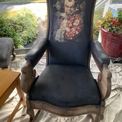 King Of Hearts Rocker And Ottoman