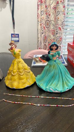 Disney Princess Belle and Jasmine Figurines