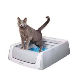 PetSafe ScoopFree Automatic Self Cleaning Cat Litter Box - Includes Disposable Tray with Crystal Litter