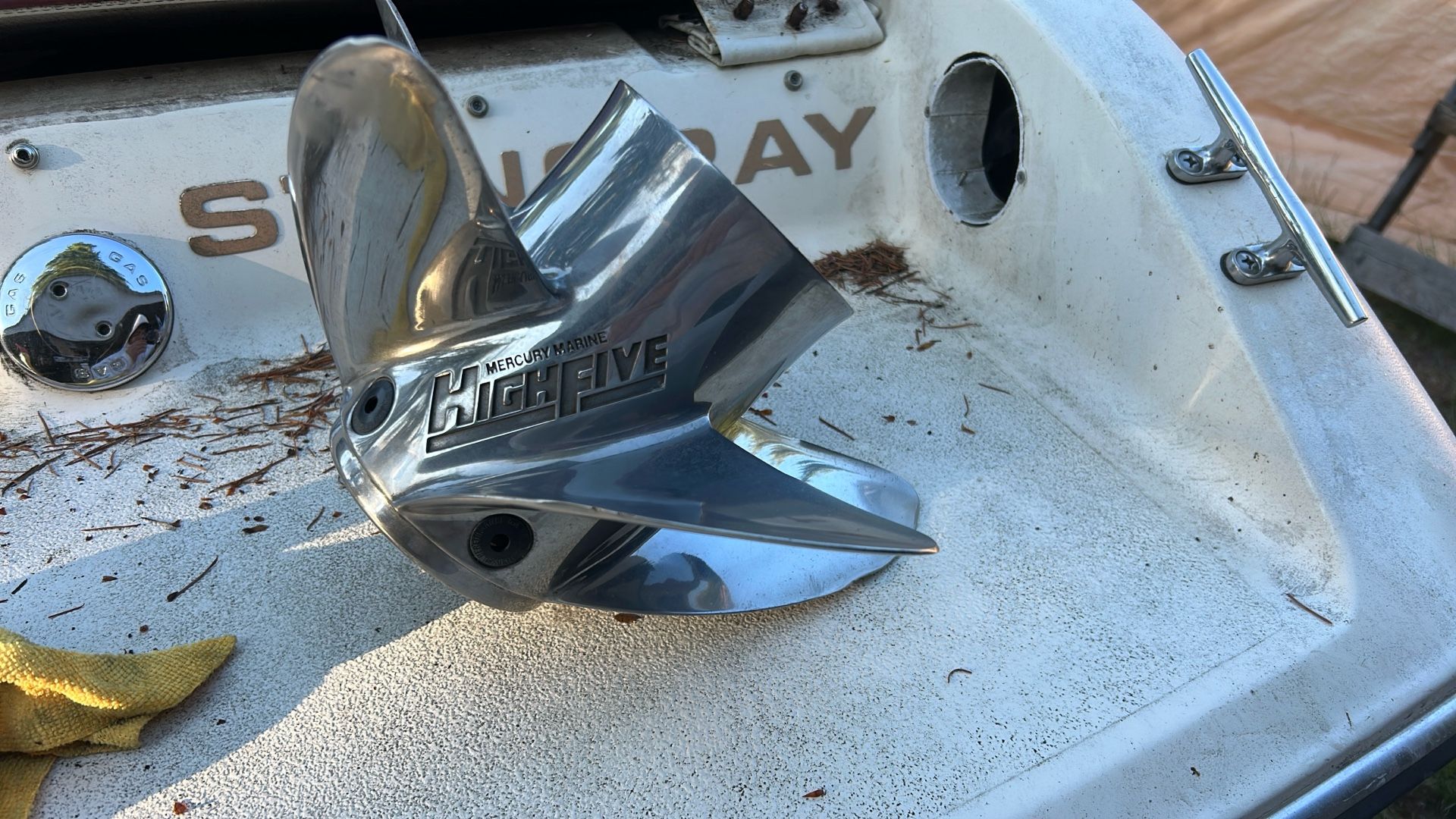 Stainless Steel Prop Off Of Mercruiser Alpha One Mint Cost