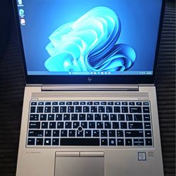 Fast! Slim Aluminum HP EliteBook Laptop Intel Core i7-8650u 32 GB RAM 512 GB SSD 1080P LCD Webcam Wi-Fi & Bluetooth Wireless Windows 11 Professional O