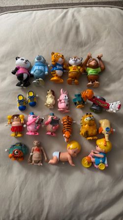 Ultimate Vintage 1970s-1990s Wind-Up Toy Collector Lot (20 Items) TOMY Galoob LJN Disney