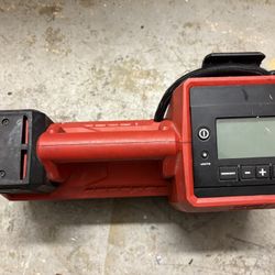 Milwaukee Inflator And battery 