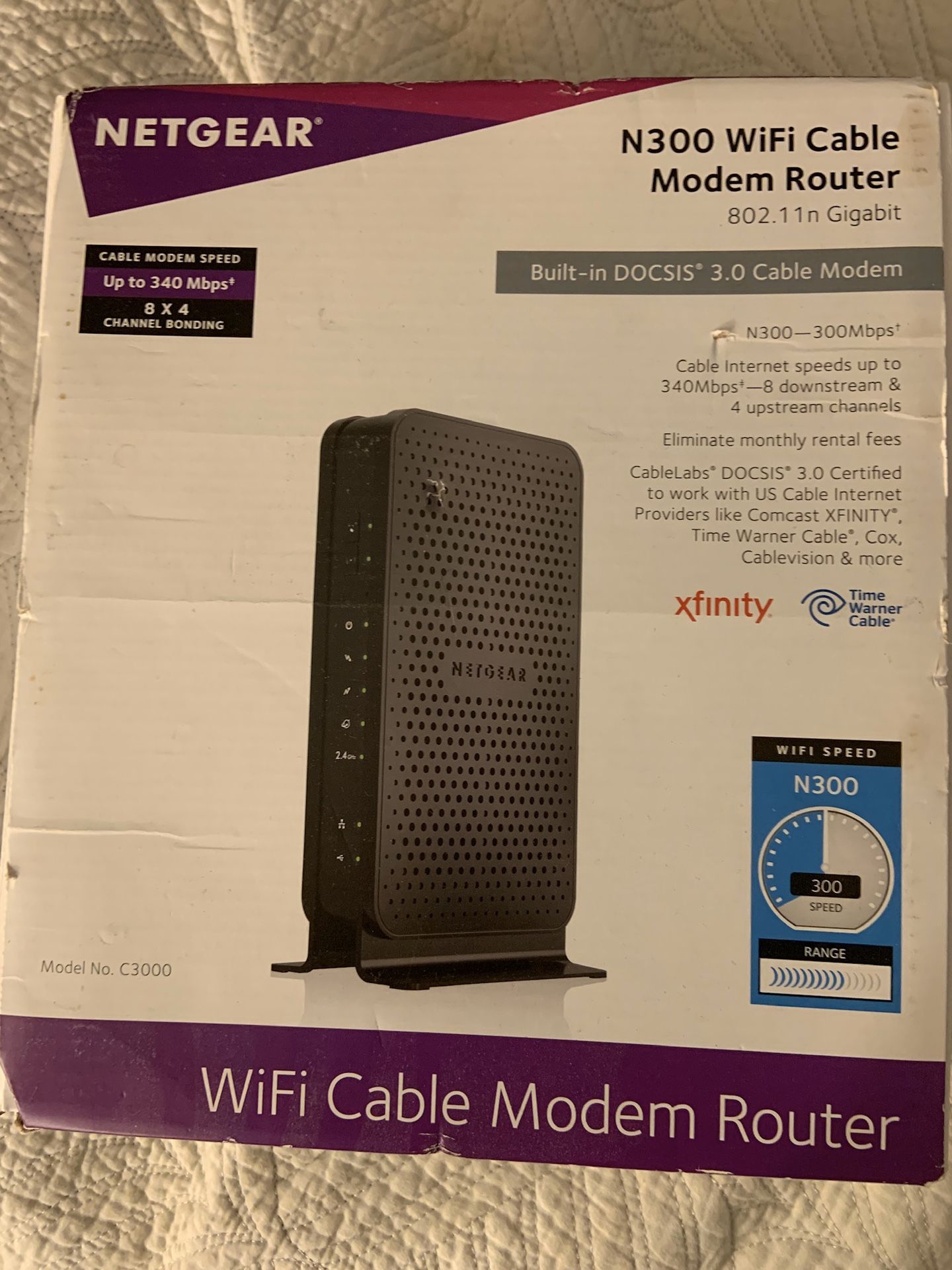 Netgear WiFi cable modem