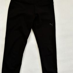 Women PUMA Active Knee Length Black Pants Size XS