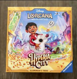 Disney Lorcana Hyperia City Illumineer’s Trove Sealed Box