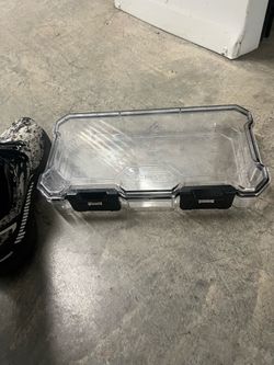Husky clear container