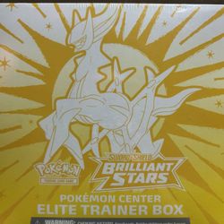 Brilliant Stars Pokemon Center ETB W/Case