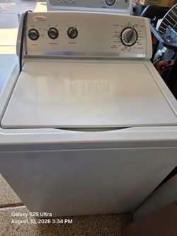 GE Electric Dryer White & Whirlpool Washer