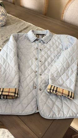 Light blue Burberry jacket for women’s size  L