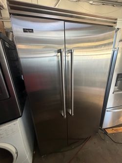 48”  VIKING BUILT IN STAINLESS STEEL REFRIGERATOR