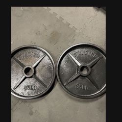 Olympic Weight Plates.      60 Dollars 