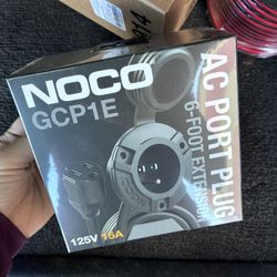 New AC Port Plug, 125V Inlet Socket 
