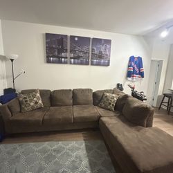 Brown Sectional Couch