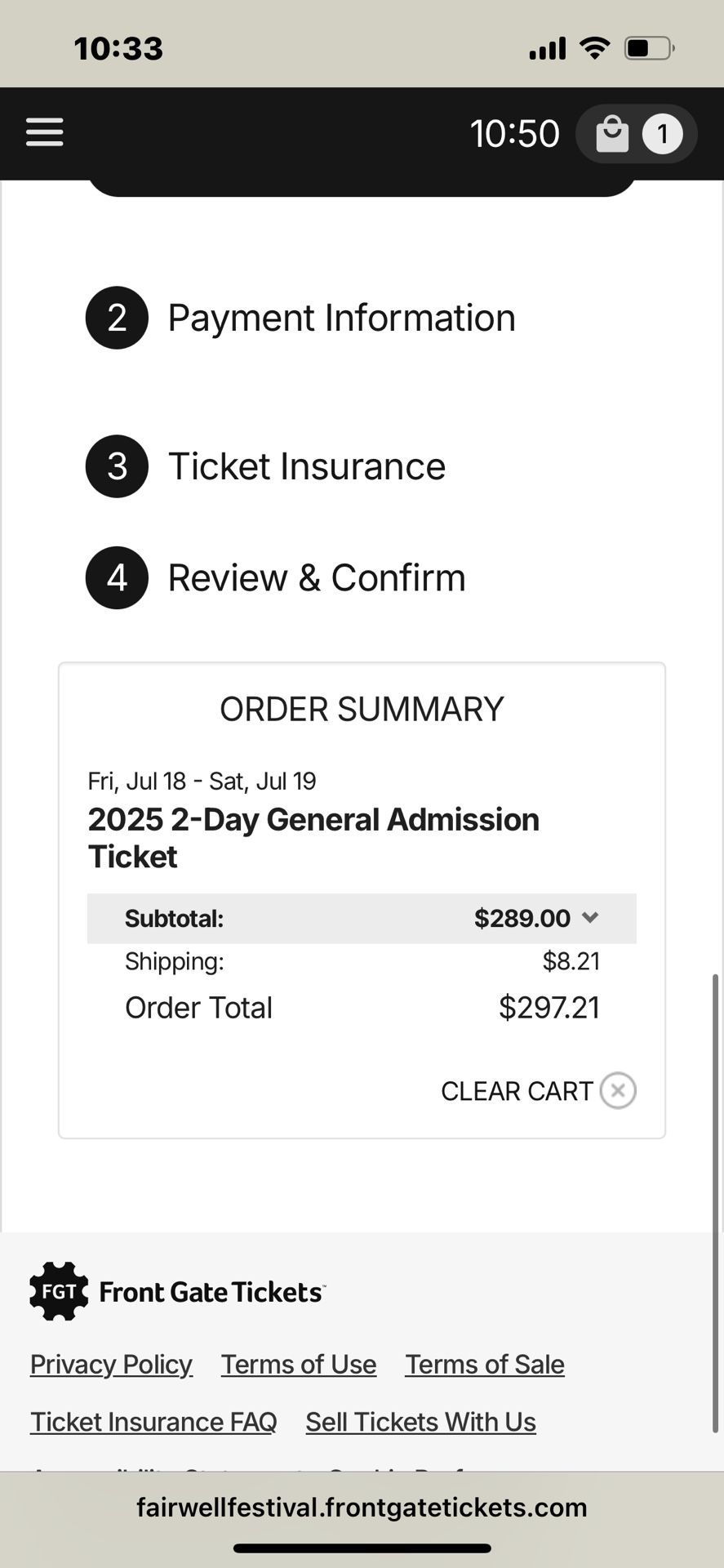 Fairwell Festival 2 Day GA Ticket