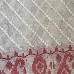 Organic Cotton Sari- Handloom-Vintage - 6 Yards By 1 Yard