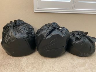 3 big bags of used clothing, size XS/S