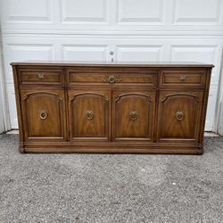 Vintage Henderon Sideboard Buffet Server Cabinet 