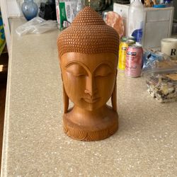 Wooden Hand Carved Buddha 